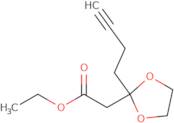 Ethyl 2-(2-but-3-ynyl-1,3-dioxolan-2-yl)acetate