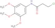 3-Chloro-N-(3,4,5-trimethoxyphenyl)propanamide