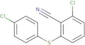 2-Chloro-6-[(4-chlorophenyl)sulfanyl]benzonitrile