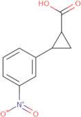 2-(3-Nitrophenyl)cyclopropane-1-carboxylic acid