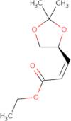 Ethyl (S)-(+)-3-(2,2-dimethyl-1,3-dioxolan-4-yl)-cis-2-propenoate