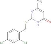 2-{[(2,4-Dichlorophenyl)methyl]sulfanyl}-6-methylpyrimidin-4-ol