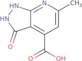 6-Methyl-3-oxo-1H,2H,3H-pyrazolo[3,4-b]pyridine-4-carboxylic acid