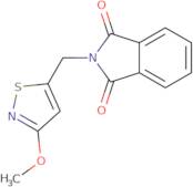 2-[(3-Methoxy-1,2-thiazol-5-yl)methyl]-2,3-dihydro-1H-isoindole-1,3-dione