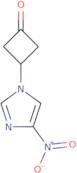 3-(4-Nitro-1H-imidazol-1-yl)cyclobutan-1-one