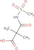 2-(Methanesulfonylcarbamoyl)-2,2-dimethylacetic acid