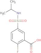 2-Fluoro-5-[(propan-2-yl)sulfamoyl]benzoic acid