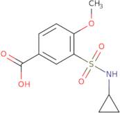 3-(Cyclopropylsulfamoyl)-4-methoxybenzoic acid