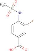 3-Fluoro-4-(methylsulfonamido)benzoic acid