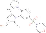 2,5-Dimethyl-1-[5-(morpholine-4-sulfonyl)-2-(pyrrolidin-1-yl)phenyl]-1H-pyrrole-3-carbaldehyde