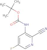 tert-butyl N-(2-cyano-5-fluoropyridin-3-yl)carbamate