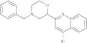 4-Benzyl-2-(4-bromoquinolin-2-yl)morpholine