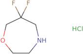 6,6-difluoro-1,4-oxazepane hydrochloride