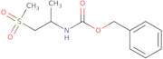 (2-Methanesulfonyl-1-methyl-ethyl)-carbamic acid benzyl ester