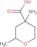 4-Amino-2-methyloxane-4-carboxylic acid