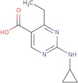 2-(Cyclopropylamino)-4-ethylpyrimidine-5-carboxylic acid