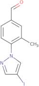 4-(4-Iodopyrazol-1-yl)-3-methylbenzaldehyde