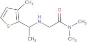 N,N-Dimethyl-2-[1-(3-methylthiophen-2-yl)ethylamino]acetamide