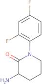 3-Amino-1-(2,4-difluorophenyl)piperidin-2-one