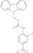 4-({[(9H-Fluoren-9-yl)methoxy]carbonyl}amino)-3-fluorobenzoic acid