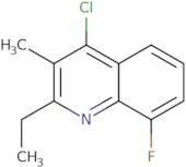 4-Chloro-2-ethyl-8-fluoro-3-methylquinoline