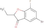 5-Bromo-2-ethyl-7-fluoro-2,3-dihydro-1-benzofuran-3-one