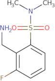 2-(Aminomethyl)-3-fluoro-N,N-dimethylbenzene-1-sulfonamide