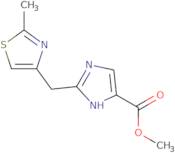 Methyl 2-[(2-methyl-1,3-thiazol-4-yl)methyl]-1H-imidazole-4-carboxylate