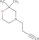 4-(But-3-yn-1-yl)-2,2-dimethylmorpholine