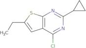 4-Chloro-2-cyclopropyl-6-ethylthieno[2,3-d]pyrimidine