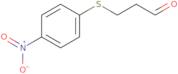 3-[(4-Nitrophenyl)sulfanyl]propanal