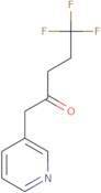 5,5,5-Trifluoro-1-(pyridin-3-yl)pentan-2-one