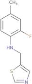 2-Fluoro-4-methyl-N-(1,3-thiazol-5-ylmethyl)aniline