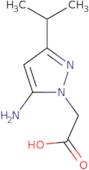 2-[5-Amino-3-(propan-2-yl)-1H-pyrazol-1-yl]acetic acid