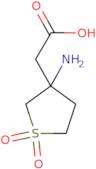 2-(3-Amino-1,1-dioxidotetrahydrothiophen-3-yl)acetic acid