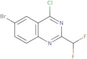 6-Bromo-4-chloro-2-(difluoromethyl)quinazoline