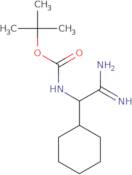 tert-Butyl N-[carbamimidoyl(cyclohexyl)methyl]carbamate