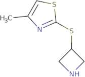 2-(Azetidin-3-ylsulfanyl)-4-methyl-1,3-thiazole