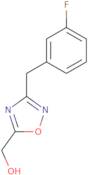 {3-[(3-Fluorophenyl)methyl]-1,2,4-oxadiazol-5-yl}methanol
