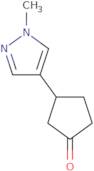 3-(1-Methyl-1H-pyrazol-4-yl)cyclopentan-1-one