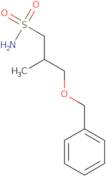 2-Methyl-3-phenylmethoxypropane-1-sulfonamide