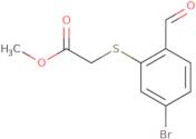 Methyl 2-((5-bromo-2-formylphenyl)thio)acetate