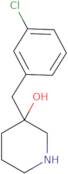 3-[(3-Chlorophenyl)methyl]piperidin-3-ol