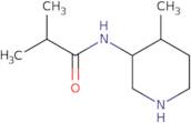 2-Methyl-N-(4-methylpiperidin-3-yl)propanamide