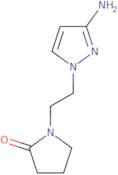 1-[2-(3-Amino-1H-pyrazol-1-yl)ethyl]pyrrolidin-2-one