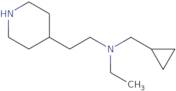 (Cyclopropylmethyl)(ethyl)[2-(piperidin-4-yl)ethyl]amine