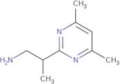 2-(4,6-Dimethylpyrimidin-2-yl)propan-1-amine