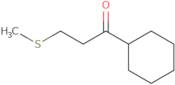 1-Cyclohexyl-3-(methylsulfanyl)propan-1-one