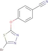 4-[(5-Bromo-1,3,4-thiadiazol-2-yl)oxy]benzonitrile