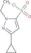 3-Cyclopropyl-1-ethyl-1H-pyrazole-5-sulfonyl chloride